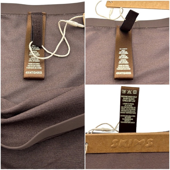 Skims Sheer Sculpt Bandeau Size 4X - Picture 11 of 15